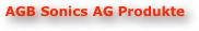 AGB Sonics AG Produkte